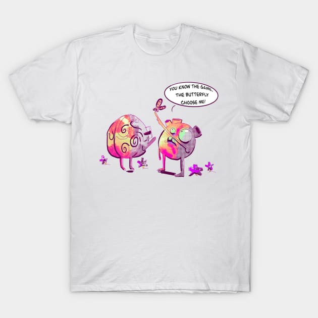 Awkward yeti T-Shirt by Ninjanese_art